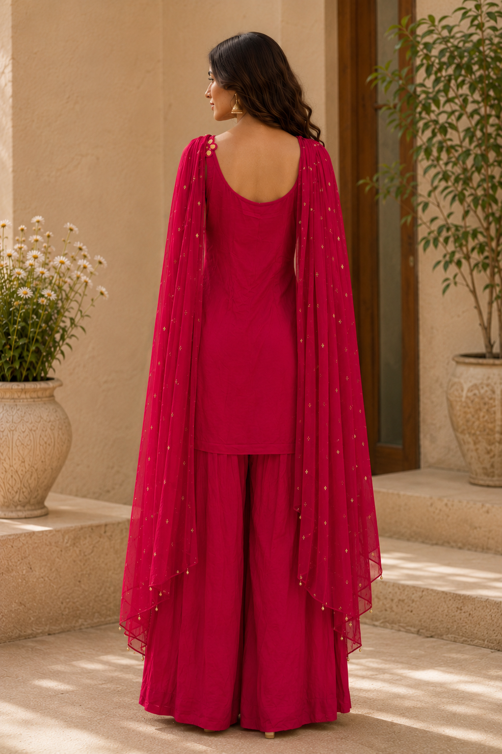 Gulnaar Sharara Set