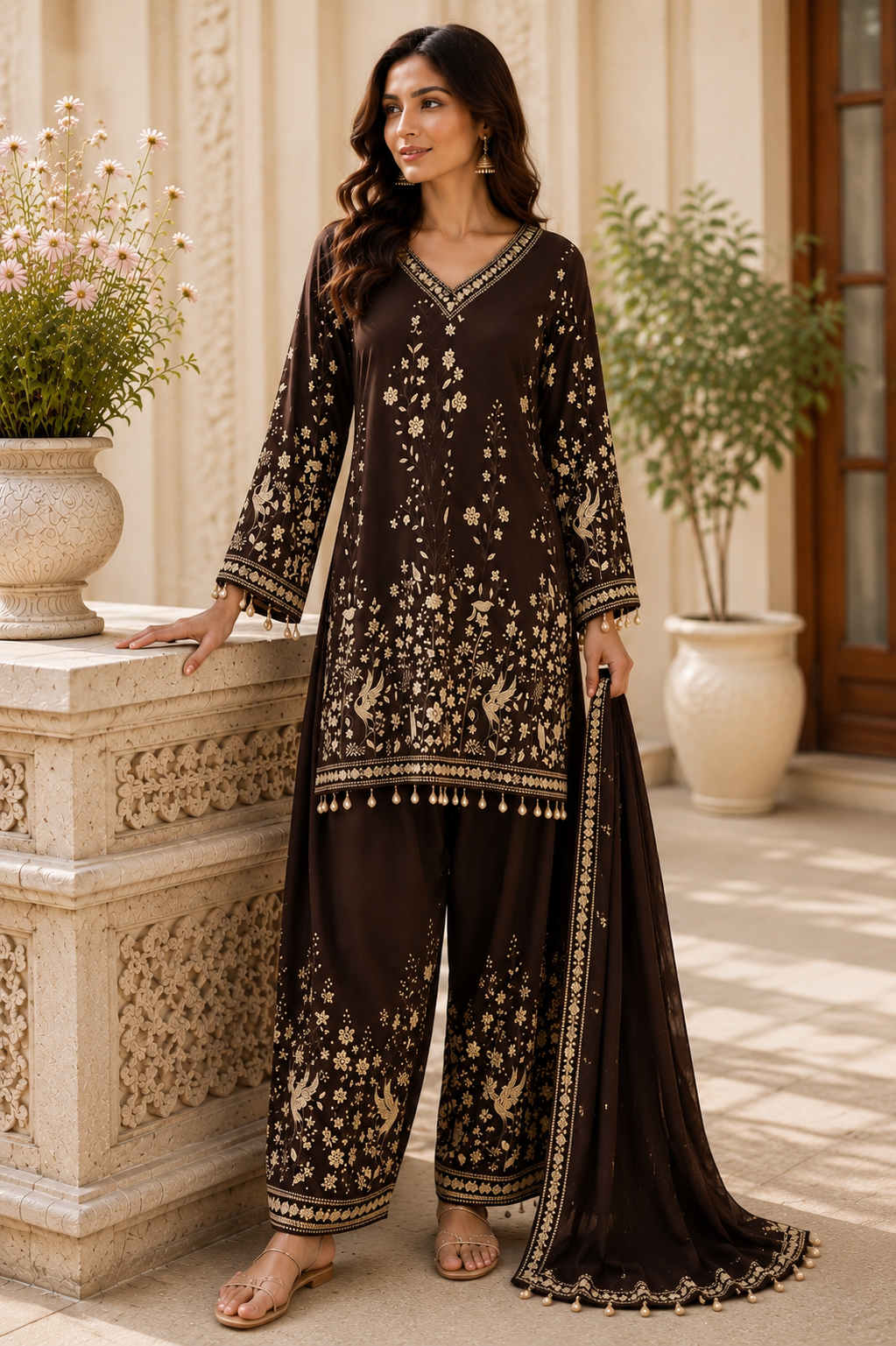 Zahra Chocolate Brown