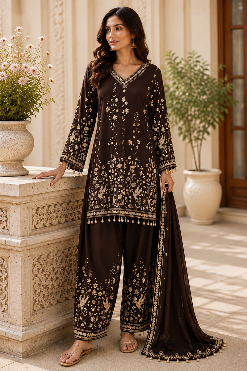 Zahra Chocolate Brown